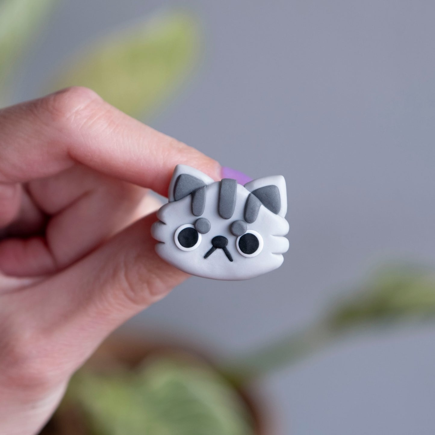 Grumpy Cat - Clay Pin/Magnet