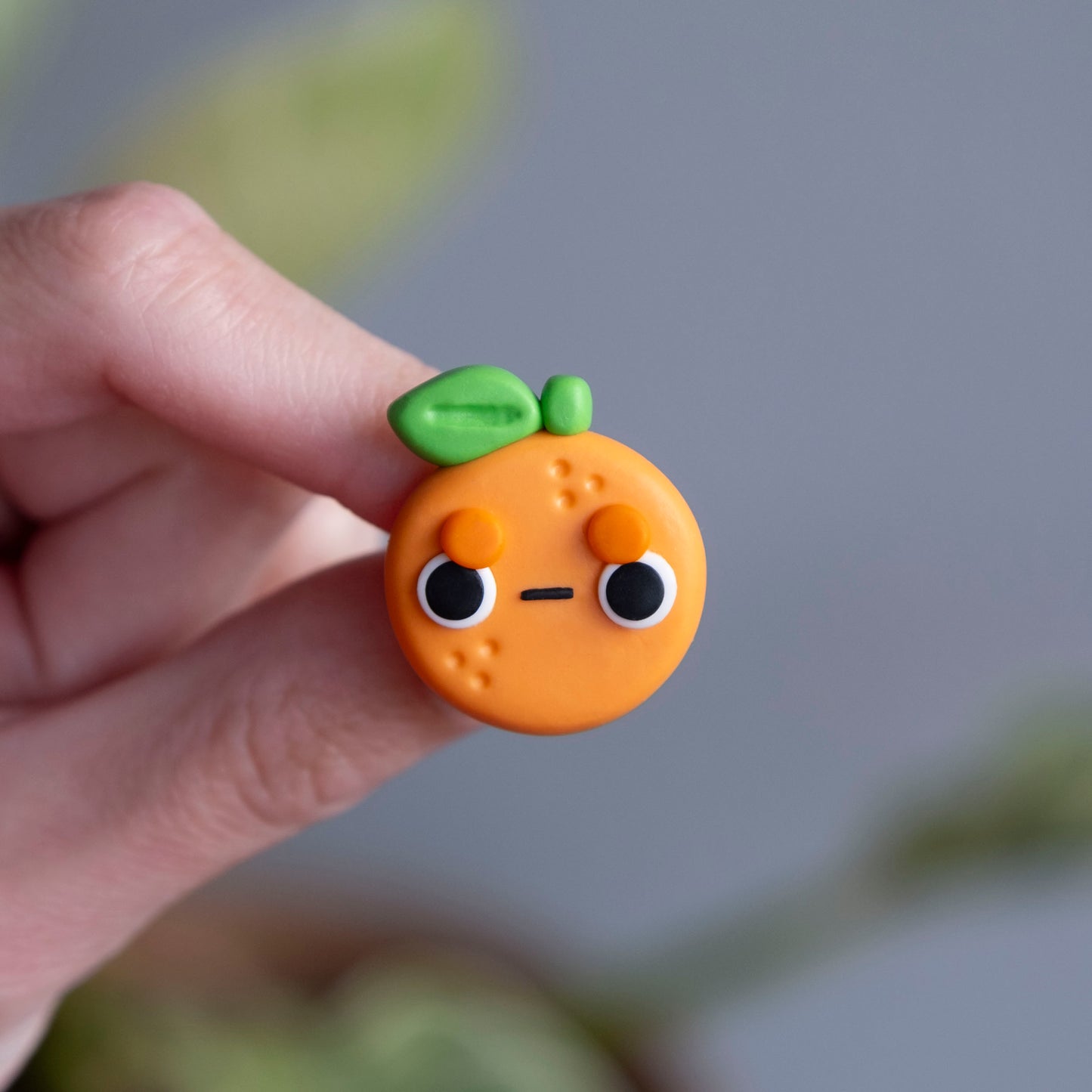 Orange - Clay Pin/Magnet